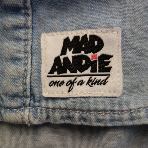 Panic! At the Disco One-of-a-Kind Moto Custom MadAndie Western Denim Shirt - Picture 4 of 7